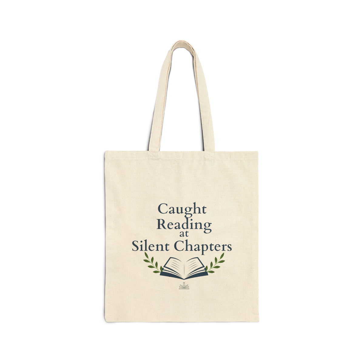 Tote Bag — “Caught Reading at Silent Chapters”