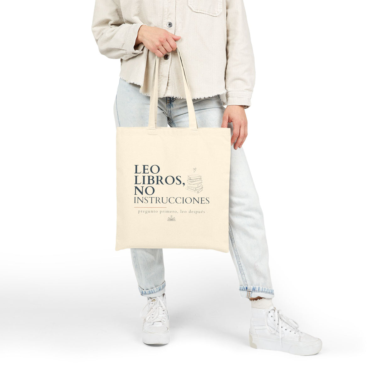 Tote Bag — "Leo: Libros, No Instrucciones"