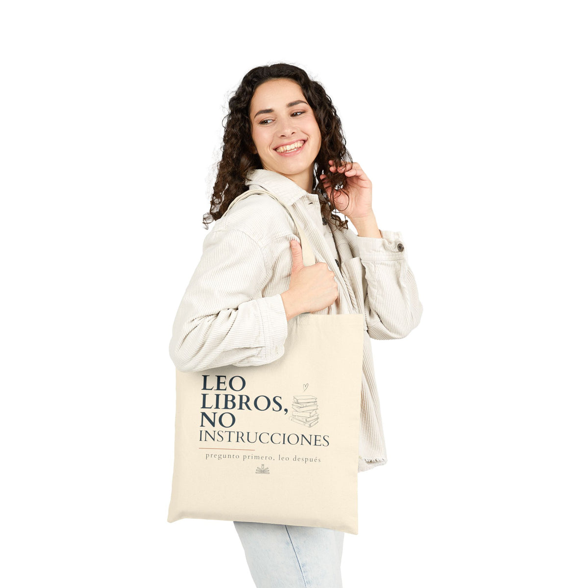 Tote Bag — "Leo: Libros, No Instrucciones"