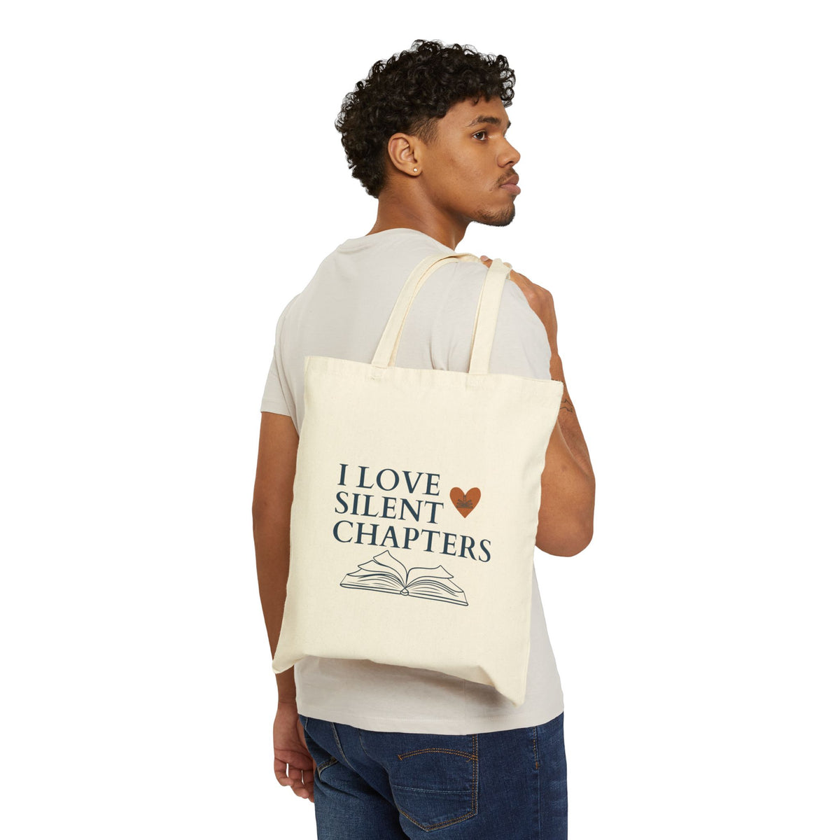 Tote Bag — "I Love Silent Chapters"